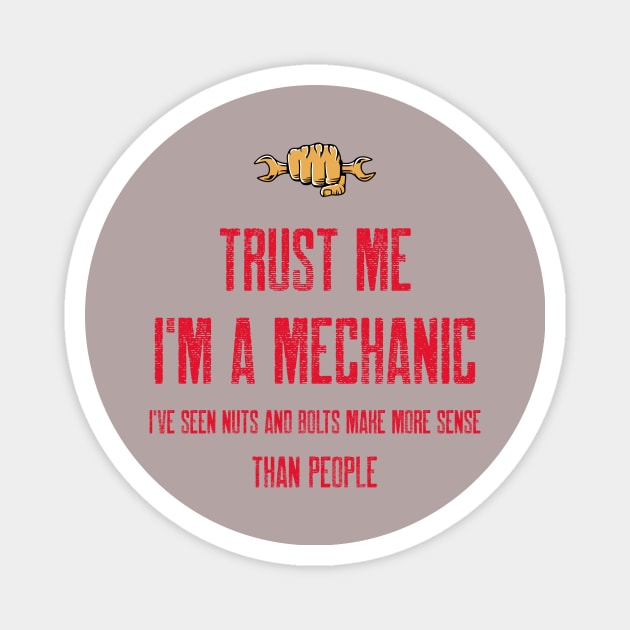 Trust me I'm a mechanic. Magnet by inessencedk